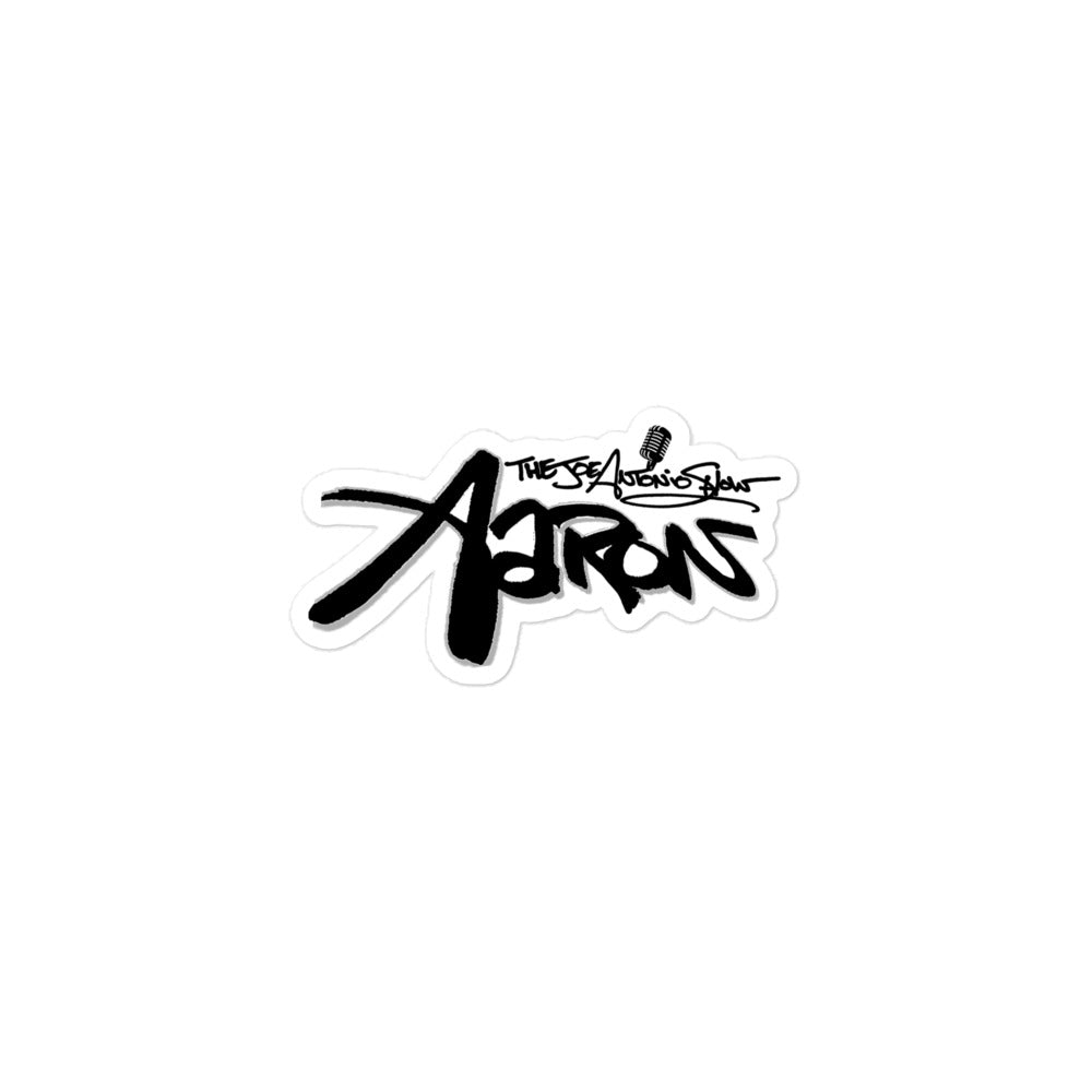 Aaron from the Joe Antonio Show Stickers