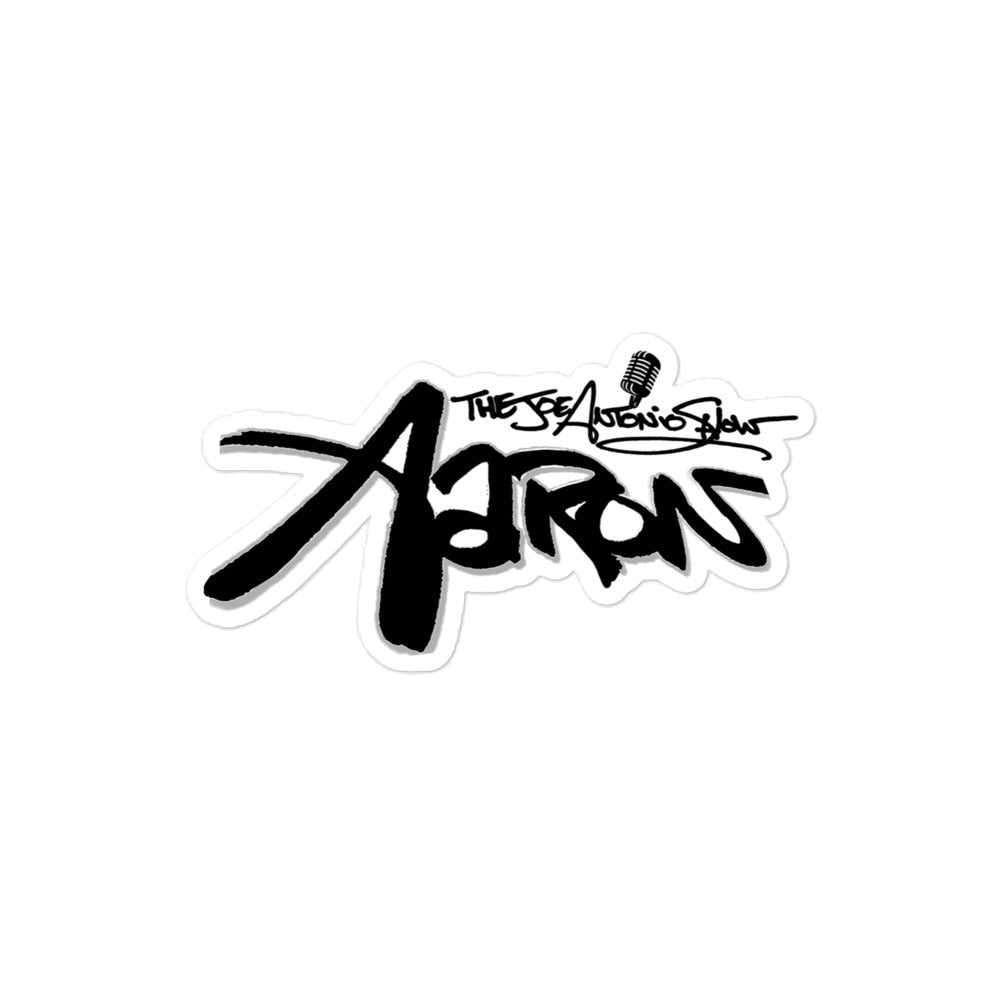 Aaron from the Joe Antonio Show Stickers