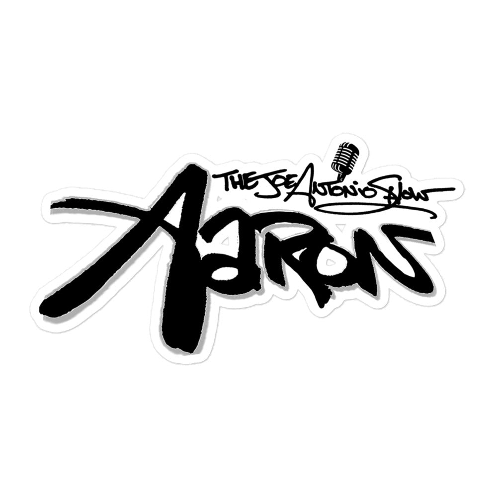 Aaron from the Joe Antonio Show Stickers