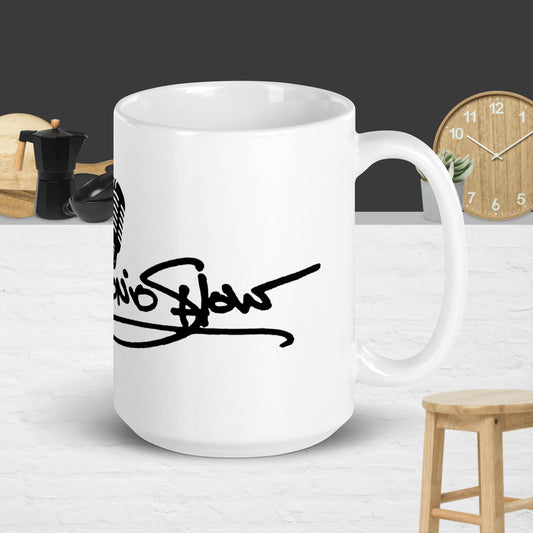 Joe Antonio Show White glossy mug